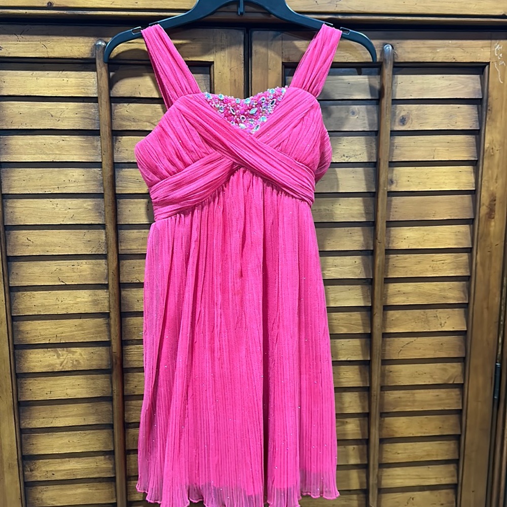 Sparkly Sequin Hearts Kids Dress